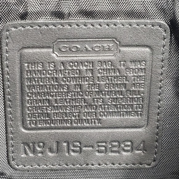 NWT Coach Black Leather Messenger Crossbody Bag Adjustable Strap Buckle Unisex - Picture 7 of 16